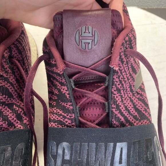 ADIDAS JAMES HARDEN VOL. 3 Playoff Maroon Mens Athletic Shoes Basketball Size 18 - Picture 11 of 16